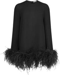 16Arlington - Hodi Mini-Jurk Met Veren Afwerking - Lyst