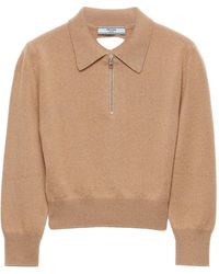 Prada - Pullover mit Triangel-Logo - Lyst