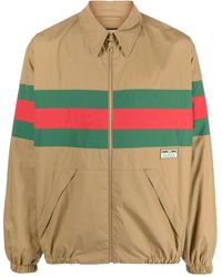 Gucci - Zippered Cotton Jacket - Lyst