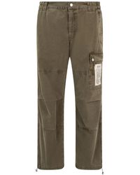 Moschino - Logo-Patch Cargo Pants - Lyst