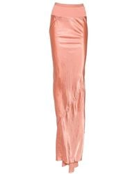 Rick Owens - Slim Long Coda Skirt - Lyst