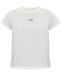 MM6 by Maison Margiela - Overdyed Jersey T-Shirt - Lyst