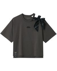 Musium Div. - T-Shirt À Détail De Nœud - Lyst