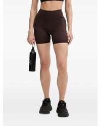 adidas - Optimé Logo-Print High-Waisted Shorts - Lyst