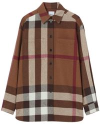 Burberry - Haymarket Check-pattern Flannel Shirt - Lyst