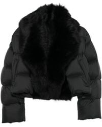 Gucci - Doudoune À Col En Peau Lainée - Lyst