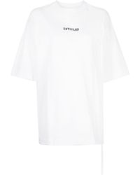 Izzue - Camiseta con eslogan estampado y manga corta - Lyst