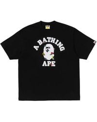 A Bathing Ape - Logo-Print Short-Sleeve T-Shirt - Lyst