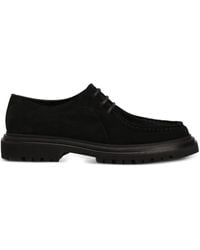 Dolce & Gabbana - Suede Lace-Up Derby Shoes - Lyst