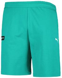 PUMA - X Mercedes Amg Petronas F1 Team Logo-Print Track Shorts - Lyst