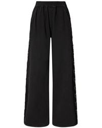 Pinko - Denim Jeans Met Kanten Band - Lyst