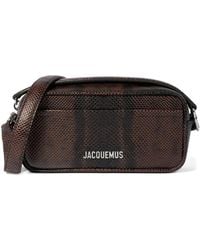 Jacquemus - The Baneto Snakeskin-Embossed Shoulder Bag - Lyst