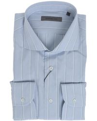 Corneliani - Striped Cotton Shirt - Lyst