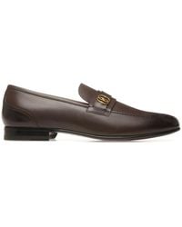 Bally - Sadei Logo-plaque Leather Loafers - Lyst