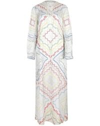 Mary Katrantzou - Collins Geometric-Print Kaftan Dress - Lyst
