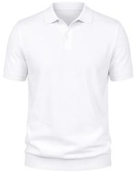Amaranto - Short-Sleeve Polo Shirt - Lyst