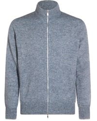 Brunello Cucinelli - High-Neck Zip-Front Cardigan - Lyst