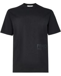 Fendi - Katoenen T-Shirt - Lyst