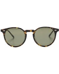 Oliver Peoples - N.02 Round-Frame Sunglasses - Lyst