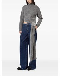 GIUSEPPE DI MORABITO - Pull Asymétrique À Ornements En Cristal - Lyst