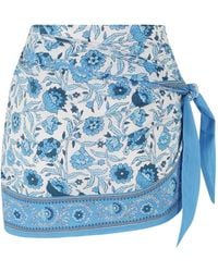 MC2 Saint Barth - Angie Floral-Print Wrap Pareo - Lyst