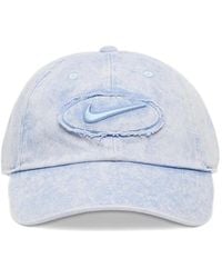 Nike - Club Distressed-Denim Cap - Lyst