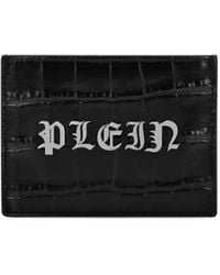 Philipp Plein - Portacarte Con Effetto Coccodrillo Gothic Plein - Lyst