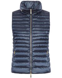 Moorer - Quilted-Design Gilet - Lyst