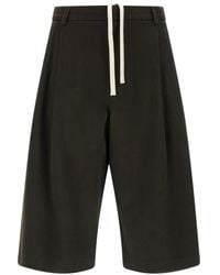 Tela - Lake Pleat-Detail Bermuda Shorts - Lyst