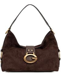 Guess - Grand Sac Porté Épaule Camden - Lyst