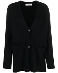 Le Tricot Perugia - V-neck Wool Cardigan - Lyst