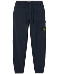 Stone Island - 6200010 Organic Cotton Fleece Joggers - Lyst