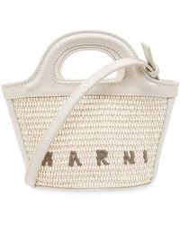 Marni - Tropicalia Micro Tote Bag With Embroidery - Lyst