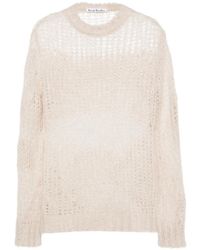 Acne Studios - Open-Knit Oversized Jumper - Lyst
