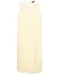 Fabiana Filippi - Linen Blend Midi Dress - Lyst