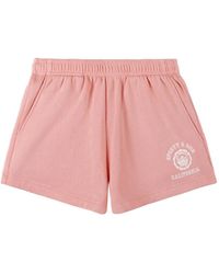 Sporty & Rich - Logo-Detail Shorts - Lyst