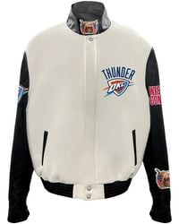 Jeff Hamilton - Oklahoma City Thunder Varsity Jacket - Lyst