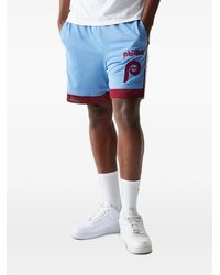 KTZ - Phillies Mlb Logo-Embroidered Mesh Shorts - Lyst