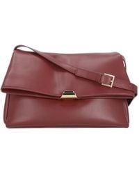 THEMOIRÈ - Foldover-Flap-Tone Hardware Shoulder Bag - Lyst