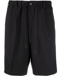 Y-3 - Shorts sportivi a righe con coulisse - Lyst