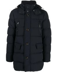 Moorer - Button-Down Padded Coat - Lyst