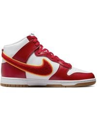 Nike - Dunk High Chenille Swoosh Sneakers - Lyst