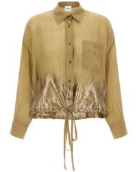Nude - Pocket Drawstring Shirt - Lyst