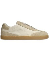 Groundies - Suede-Panelled Leather Sneakers - Lyst