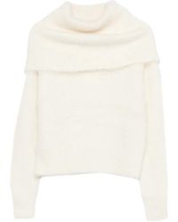 TOTEME - Funnel-Neck Sweater - Lyst