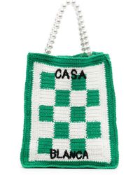 Casablancabrand - Arch Beaded Crochet Bag - Lyst