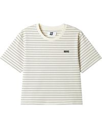 Izzue - Striped T-Shirt - Lyst