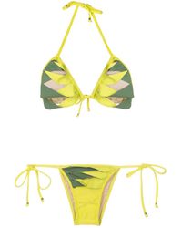Amir Slama - Bikini Triangular Con Aberturas - Lyst