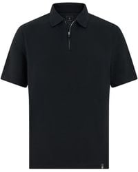 BOGGI - High-Performance Piqué Polo Shirt With -Cafè Yarn - Lyst