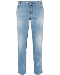 Ermanno Scervino - Halbhohe Skinny-Jeans - Lyst